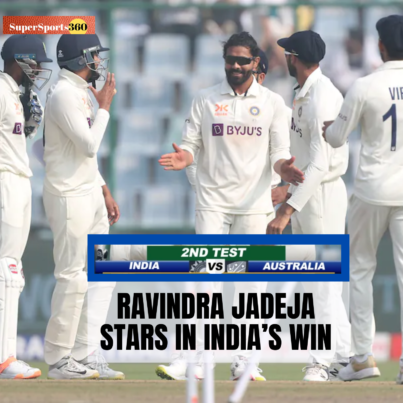 India vs Australia, 2nd Border-Gavaskar Test: Ravindra Jadeja Stars in India’s Win H1