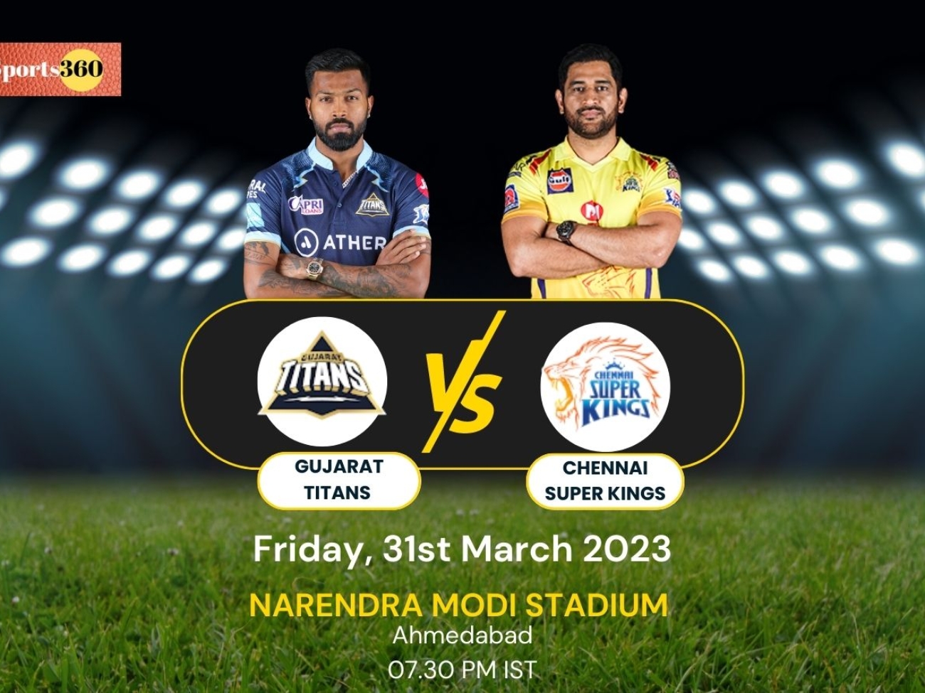 GT VS CSK IPL 2023 Match 01 Team Predictions