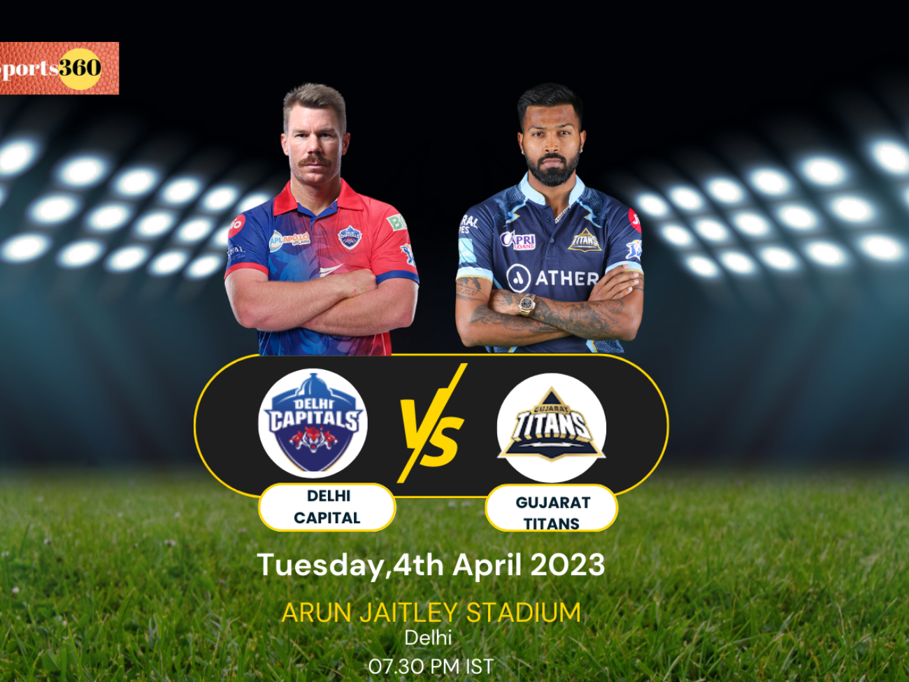 IPL 2023: Delhi Capitals Vs Gujarat Giants Match 7 dream 11 team predictions