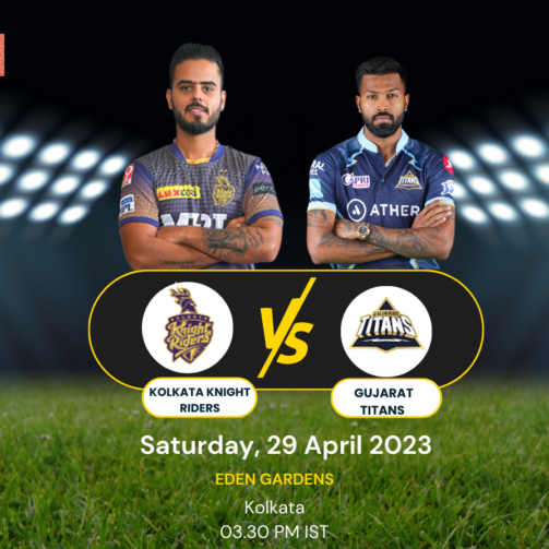 Kolkata Knight Riders vs Gujarat Titans