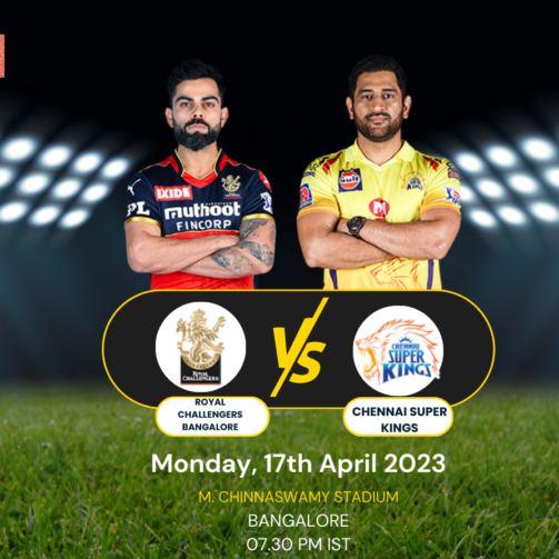 IPL 2023 RCB vs CSK