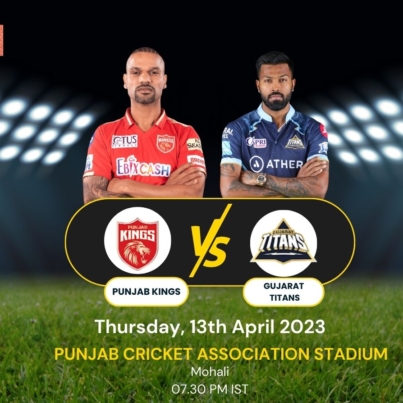 IPL 2023: PBKS Vs GT Match Dream 11 Predictions