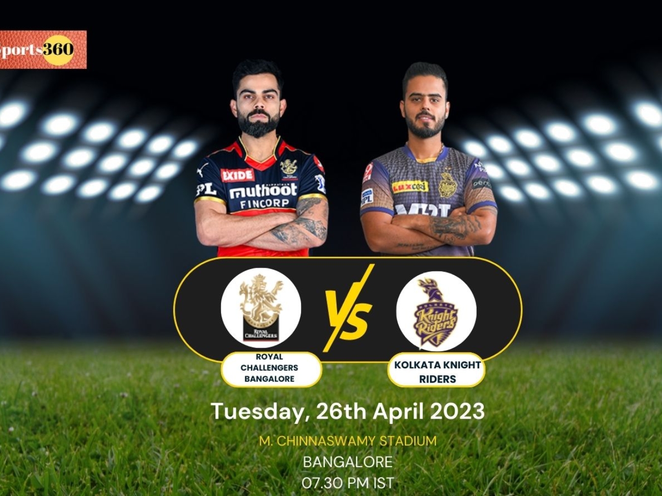 Royal Challengers Bangalore vs Kolkata Knight Riders