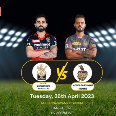 Royal Challengers Bangalore vs Kolkata Knight Riders