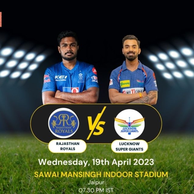 Rajasthan Royals Vs Lucknow Super Giants