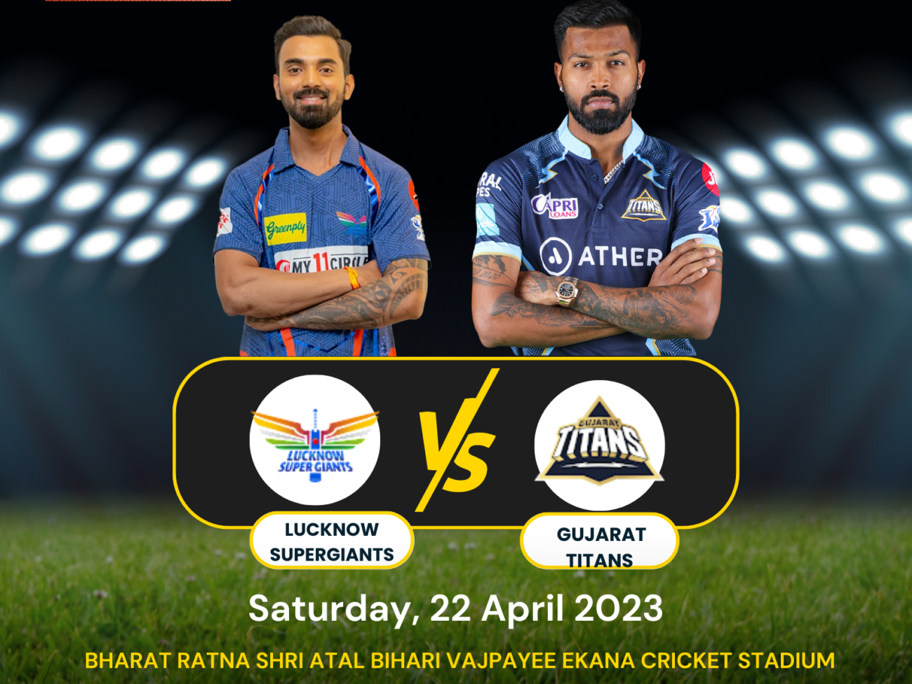 Lucknow Super Giants vs Gujarat Giants