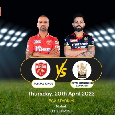 punjab kings vs royal challengers bangalore 1