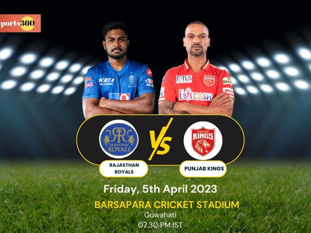 rajasthan royals vs punjab kings 5th april,223
