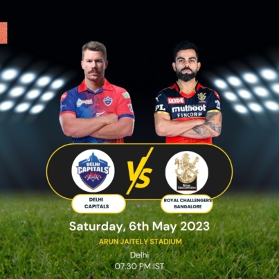 Delhi Capitals vs Royal Challengers Bangalore Match no 50