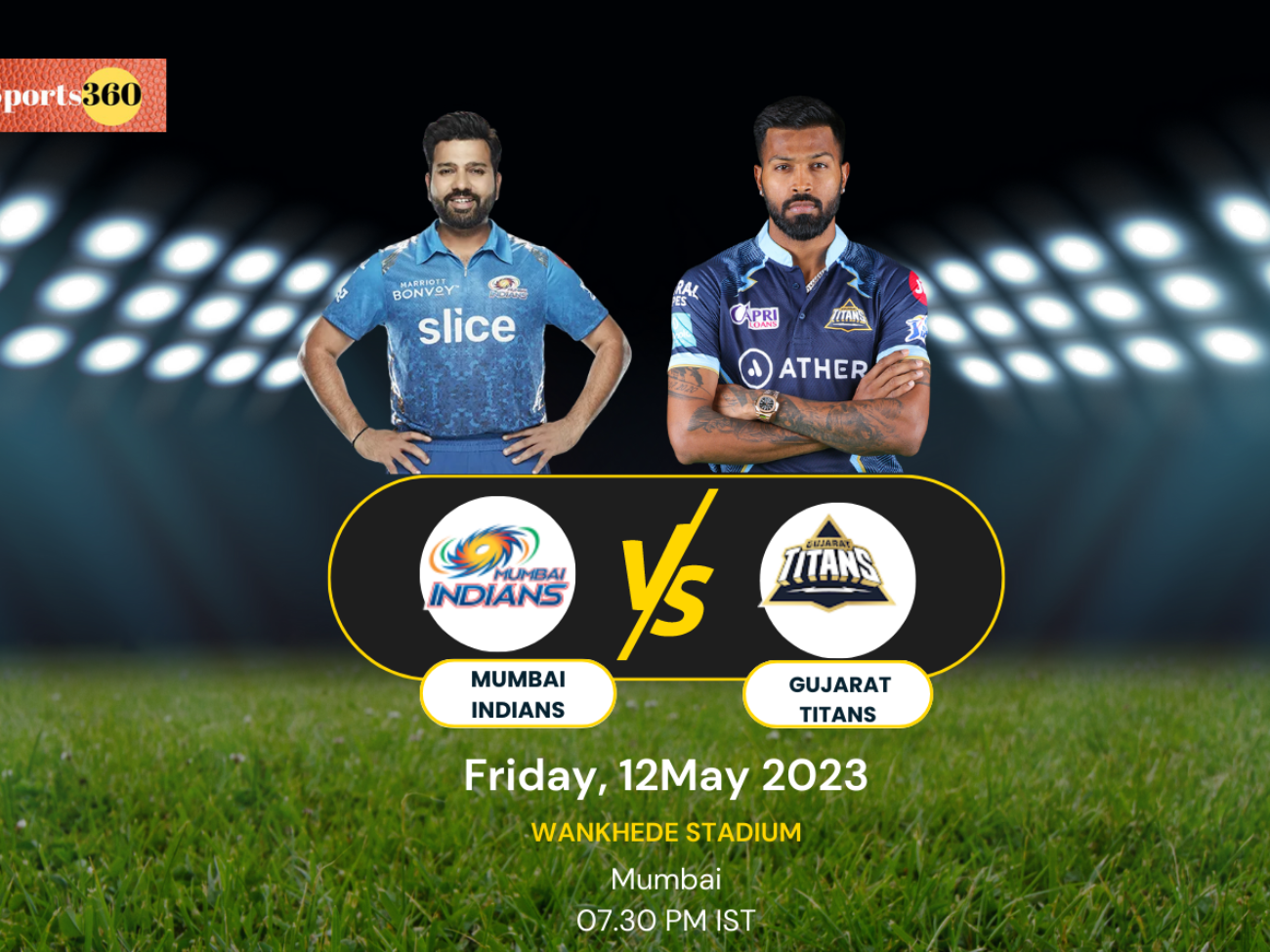 IPL 2023- Mumbai Indians vs Gujarat Titans (MI vs GT) Match no. 57