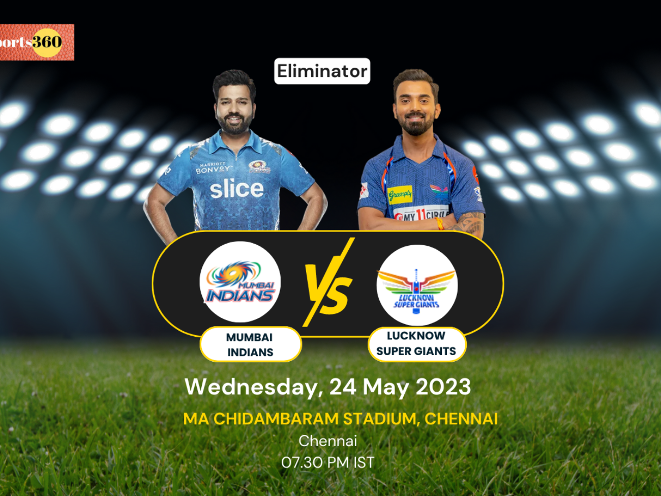 IPL 2023 Eliminator: Mumbai Indians Vs Lucknow Super Giants
