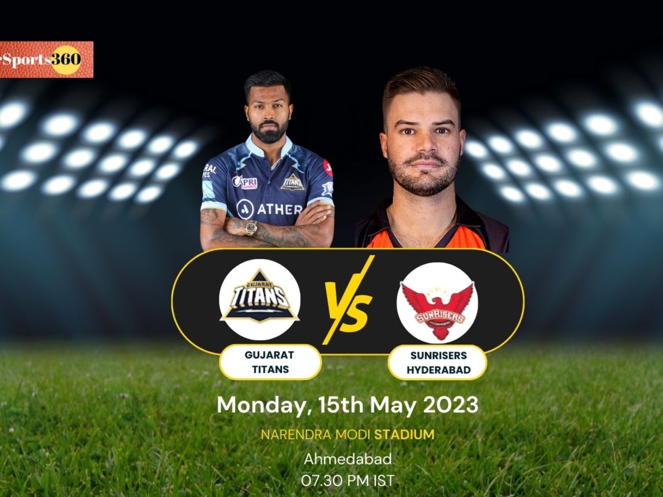 Gujarat Titans vs Sunrisers Hyderabad