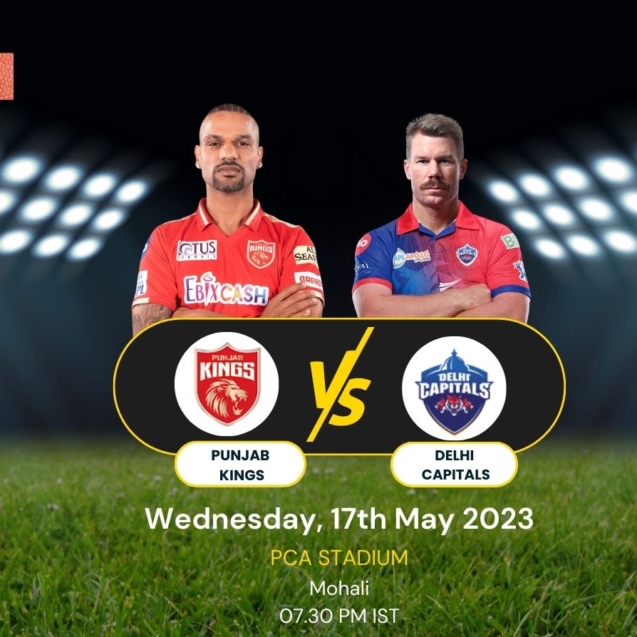 IPL 2023: Punjab Kings vs Delhi Capitals