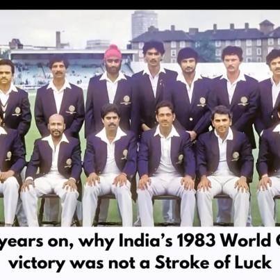 40 years on, why India’s 1983 World Cup victory was not a Stroke of Luck