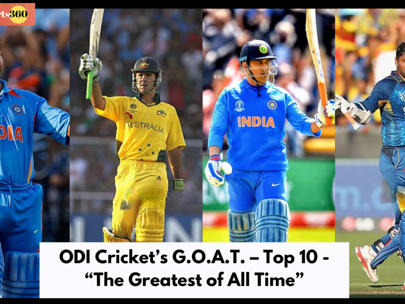 ODI Cricket’s G.O.A.T. – Top 10 - “The Greatest of All Time”