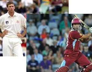 Malcolm Marshall & David Boon.