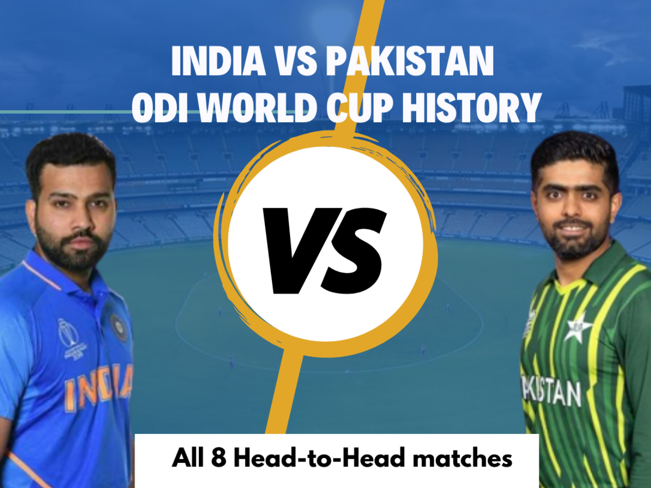 India vs Pakistan ODI World Cup History: All 8 Head-to-Head matches