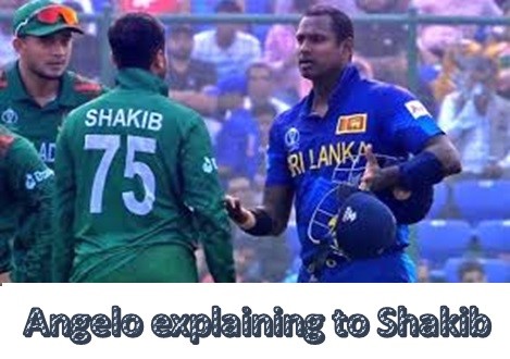 Angelo Explaining to shakib