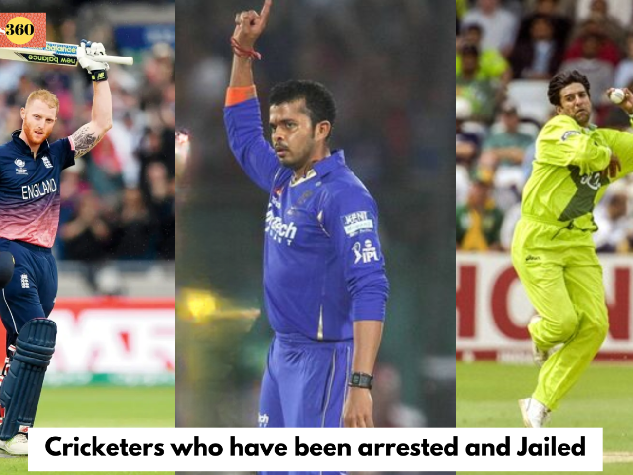 Cricketers who have been arrested and Jailed