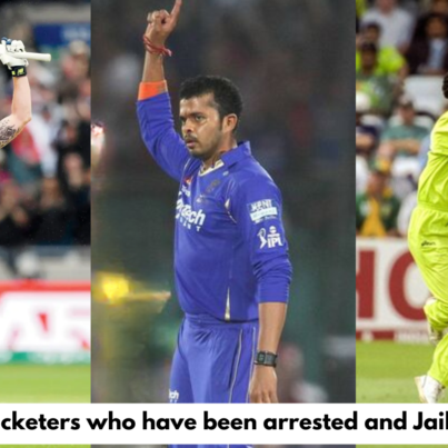 Cricketers who have been arrested and Jailed