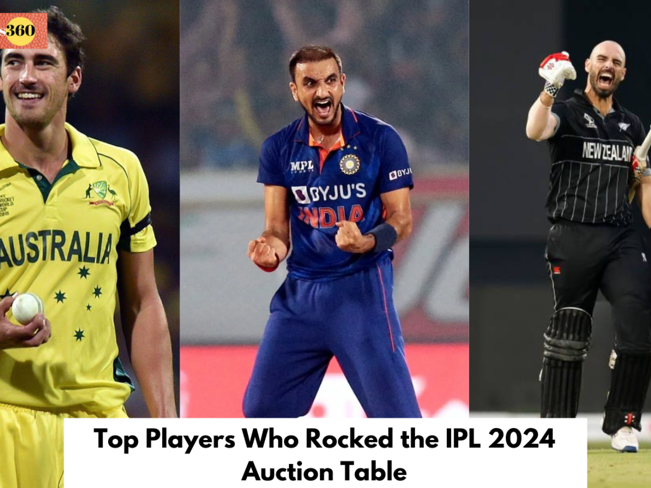 Top Players Who Rocked the IPL 2024 Auction Table