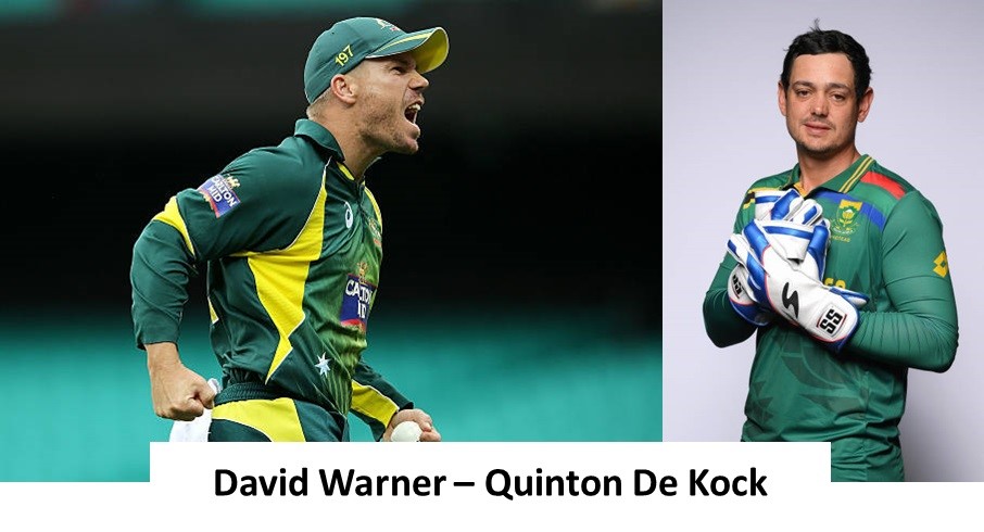 David Warner - Quinton De Kock