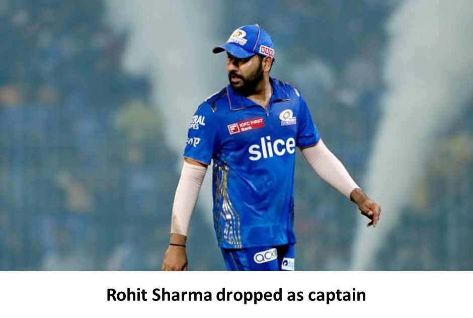 Rohit sharma dropped 
