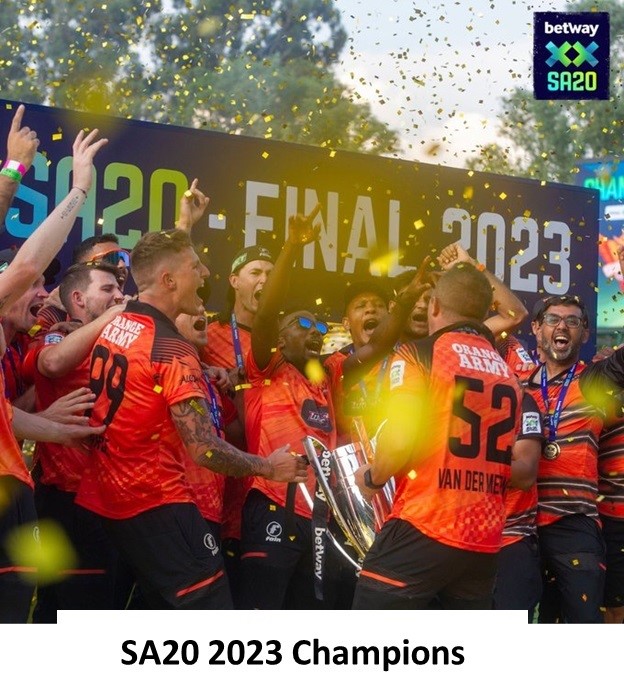 SA20 2023 Champions