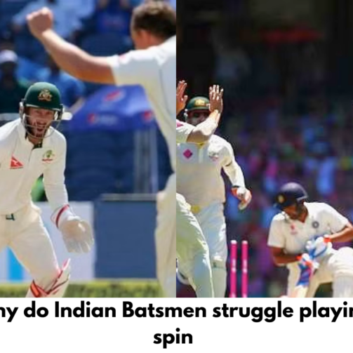 Indian Batsmen struggle playing spin