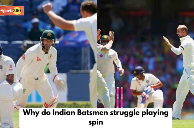 Indian Batsmen struggle playing spin