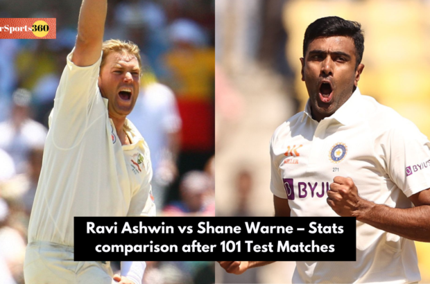 Ravi Ashwin vs Shane Warne – Stats comparison after 101 Test Matches