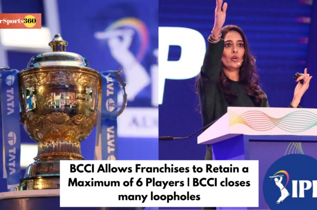 BCCI Allows Franchises to Retain a Maximum of 6 Players | BCCI closes many loopholes