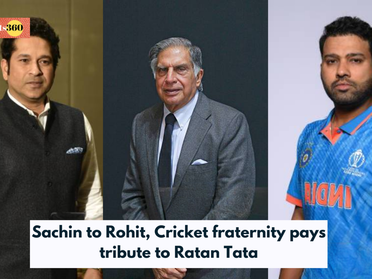 Sachin to Rohit, Cricket fraternity pays tribute to Ratan Tata