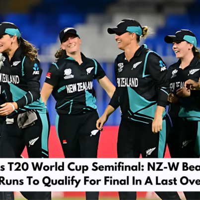 Women’s T20 World Cup Semifinal: NZ-W Beats WI-W By Eight Runs To Qualify For Final In A Last Over Thriller