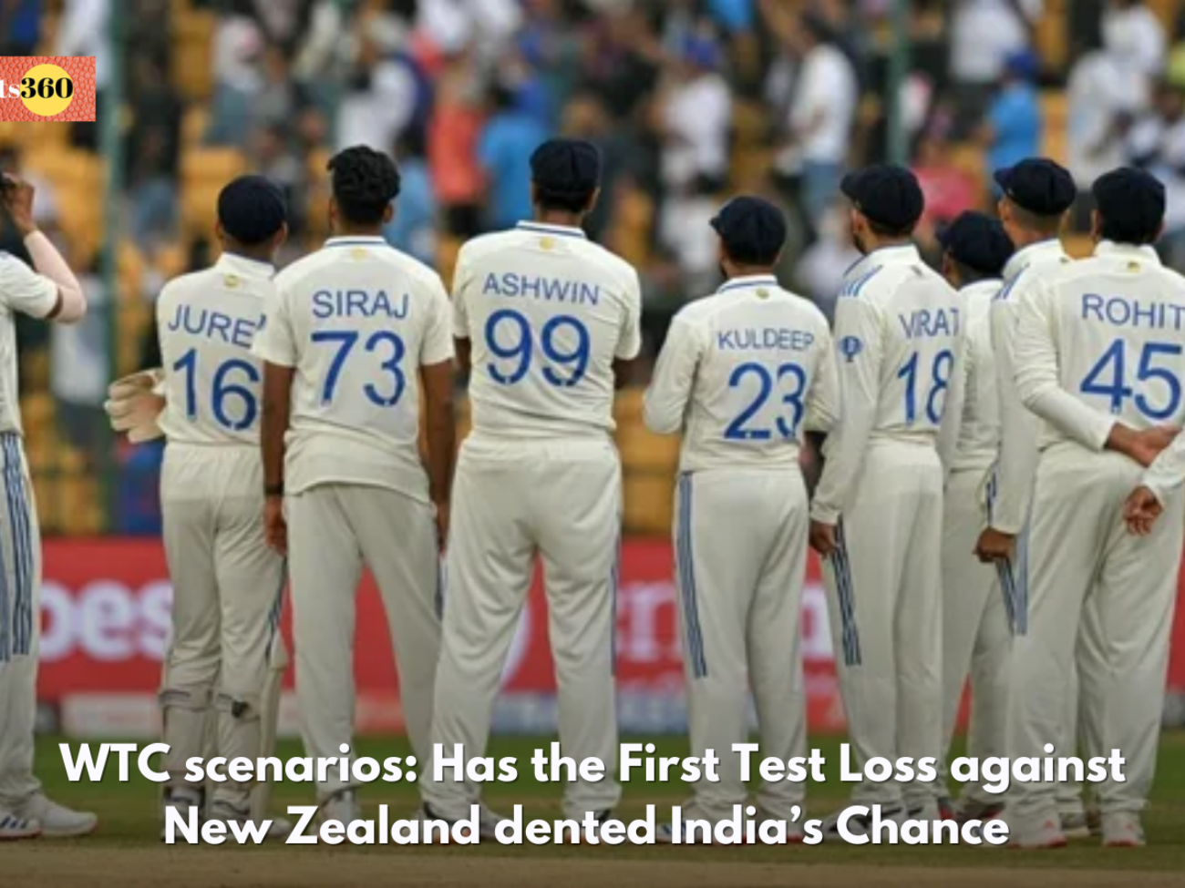 The First Test between India and New Zealand in the Chinnaswamy Stadium, Bangalore, did not go according to plan for the Indian cricket fan.
