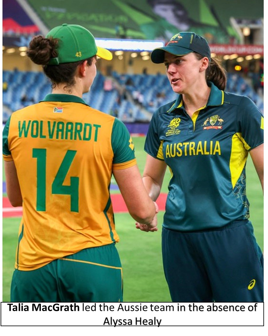 lla macgrath led the aussie team in the absenece of alyssa healy